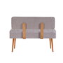 Hanah Home Vina 0701 - 4 - Atlantic, Grey Conjunto de Mesa Extensible y Sillas